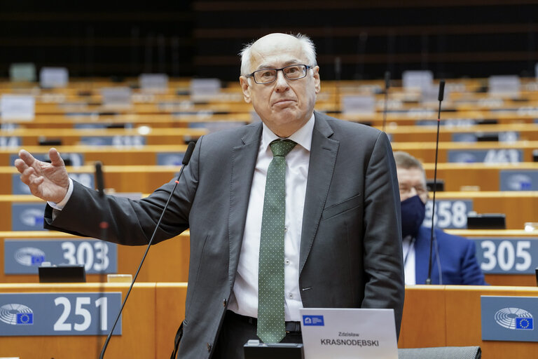 Valokuva 45: EP Plenary session - Preparation of the European Council meeting of 10-11 December 2020