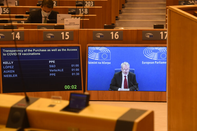 EP Plenary session - Transparency of the Purchase as well as the Access to COVID-19 vaccinations