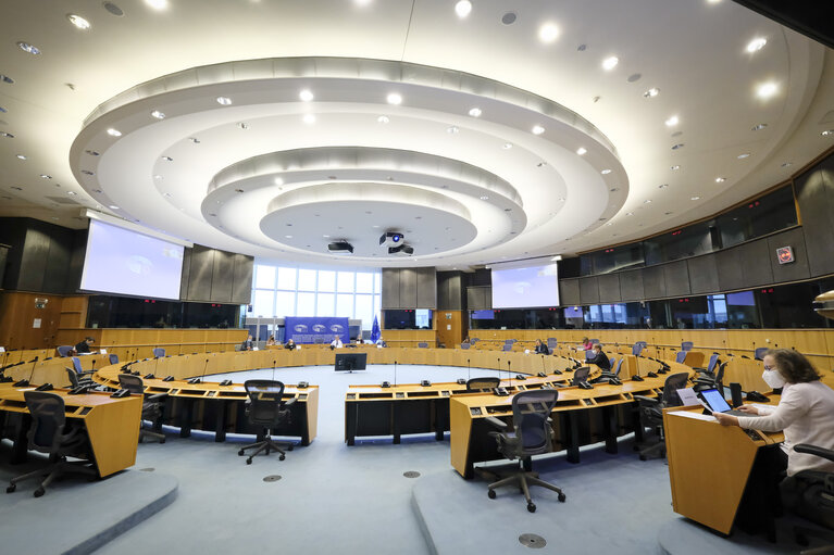 Fotogrāfija 2: Meeting of the EP Conference of Presidents on MFF 21-27 and Own resources