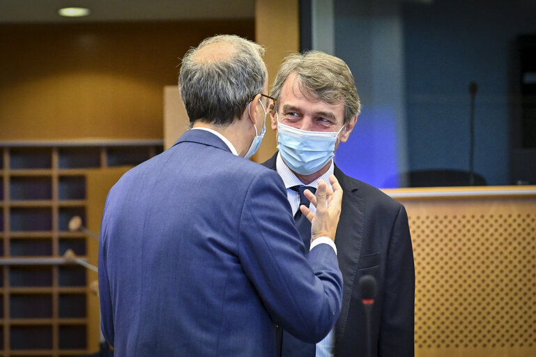 Photo 21: Meeting of the EP Conference of Presidents on MFF 21-27 and Own resources