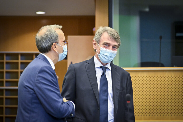 Photo 17: Meeting of the EP Conference of Presidents on MFF 21-27 and Own resources