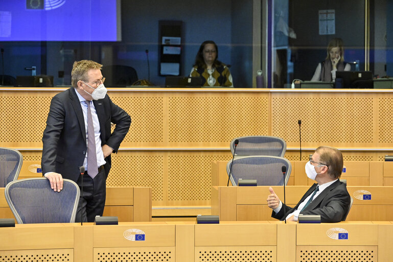 Photo 27: Meeting of the EP Conference of Presidents on MFF 21-27 and Own resources