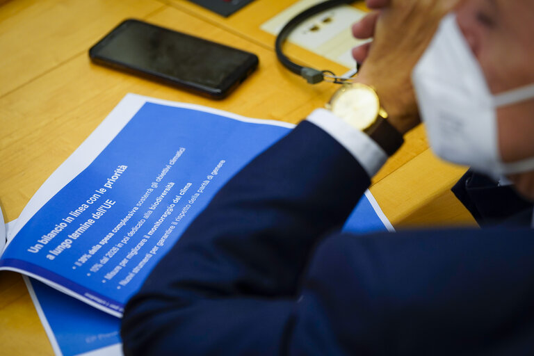 Press conference by David SASSOLI, EP President - EU long term budget - MFF