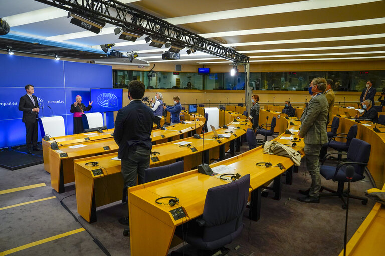 EP Press conference - Archbishop of Mosul Najeeb Michaeel nominated for the Sakharov prize 2020