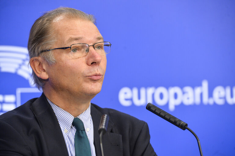 Nuotrauka 12: Briefing of the Green/ EFA group ahead of the plenary session