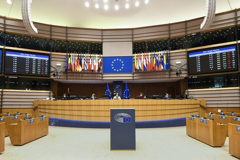 Fotografia 3: EP Plenary session - Announcement of the results of the Second voting session