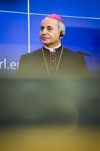 EP Press conference - Archbishop of Mosul Najeeb Michaeel nominated for the Sakharov prize 2020