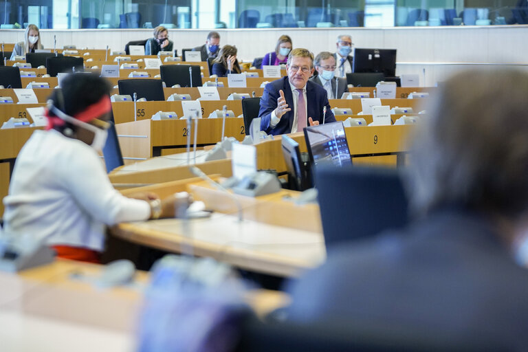Conference of Committee Chairs (CCC) on Multiannual Financial Framework-Own Resources Contact Group with David SASSOLI EP President (in video)