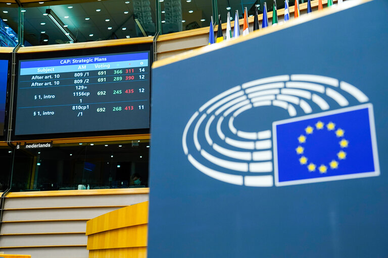 EP plenary session - Announcement of the results of the first voting session