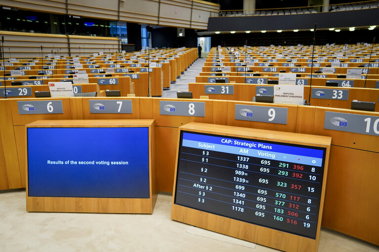 EP plenary session - Announcement of the results of the second voting session