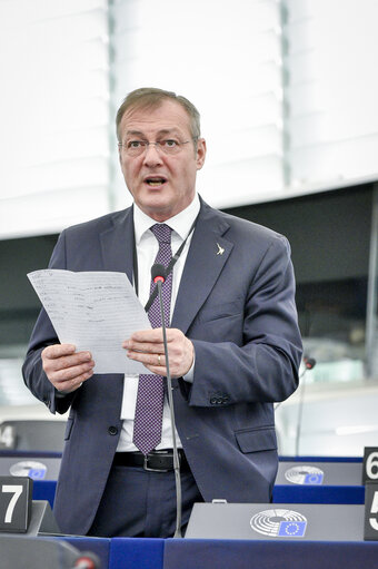 Oscar LANCINI in the EP in Strasbourg