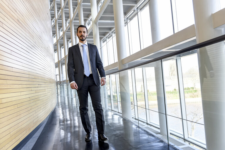 Photo 6: Vincenzo SOFO in the EP in Strasbourg