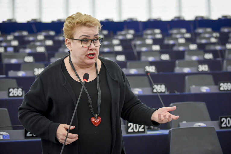 Billede 6: Sirpa PIETIKAINEN in the EP in Strasbourg