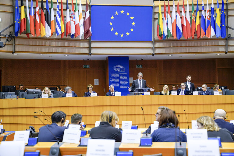 Fotografija 3: Opening of the European Parliamentary week on EU economic governance from Parliamentary perspective