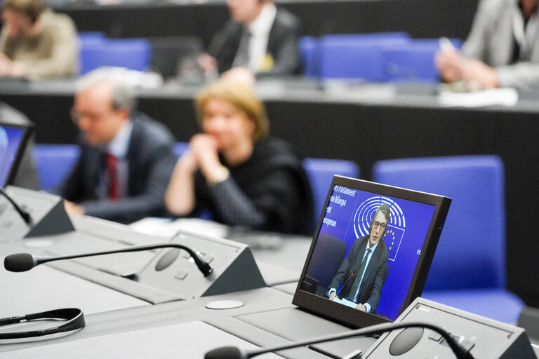 EP Press conference on the Multiannual Financial Framework 2021-2027 with David SASSOLI, EP President
