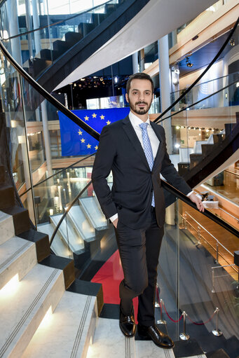 Photo 9: Vincenzo SOFO in the EP in Strasbourg