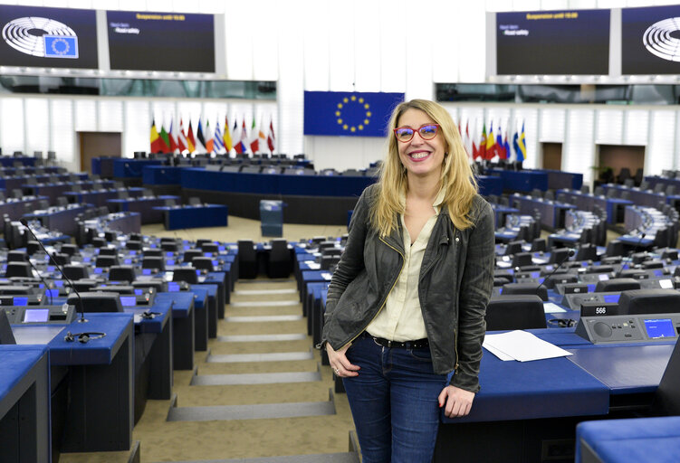 Fotografia 11: Eugenia R. PALOP in the EP in Strasbourg