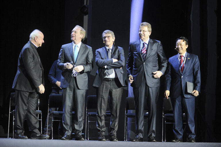 David SASSOLI, EP President, attends a debate at the symposium “The Good Algorithm? Artificial Intelligence, Ethics, Law, Health”