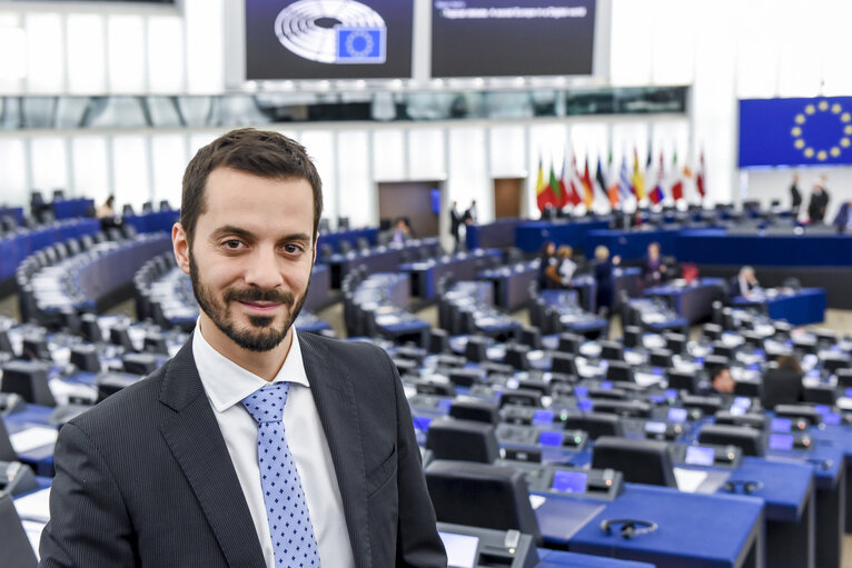 Снимка 1: Vincenzo SOFO in the EP in Strasbourg