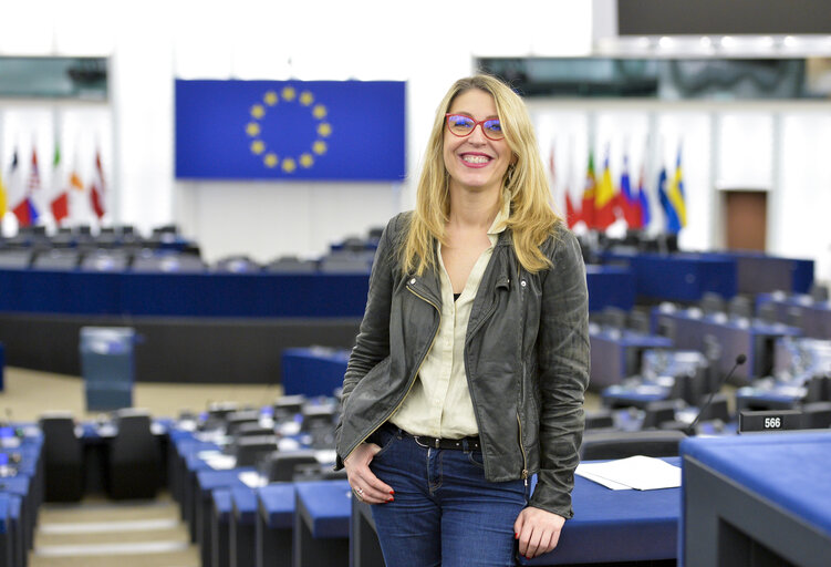 Fotografija 13: Eugenia R. PALOP in the EP in Strasbourg