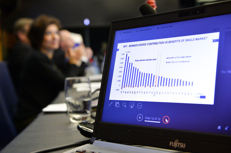 Billede 5: EP Press Roundtable on the MFF : ' The EU Long-Term budget 2021 - 2027 ' - Roundtable with EP's negotiation team