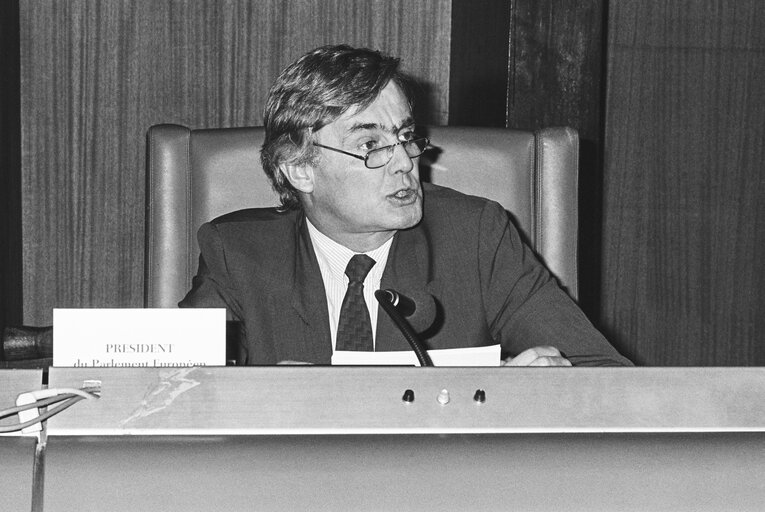 Fotogrāfija 17: Conference of Regions in Strasbourg in October 1984.