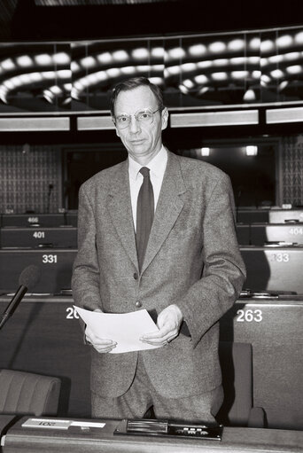 MEP Gerard FUCHS at the European Parliament in Strasbourg