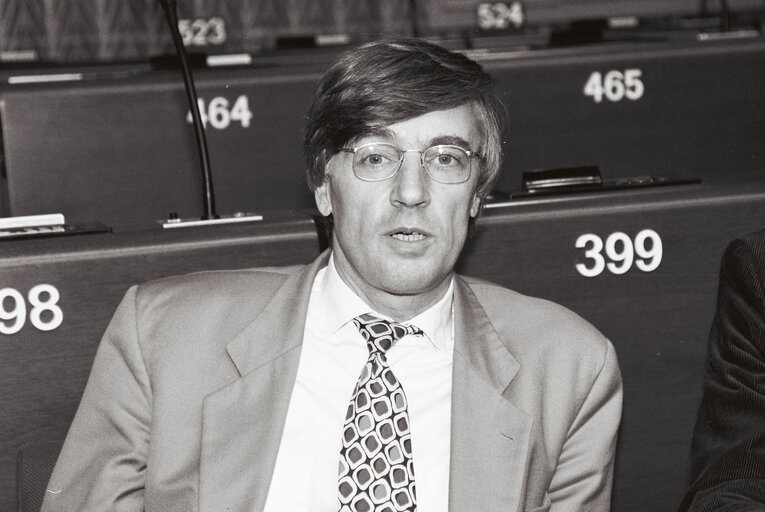 The MEP Dieter SCHINZEL in Strasbourg in July 1992.