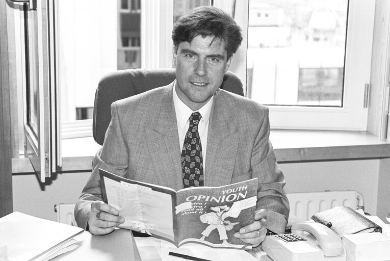 Fotografija 1: Portrait of Stephen HUGHES at the EP in Strasbourg.