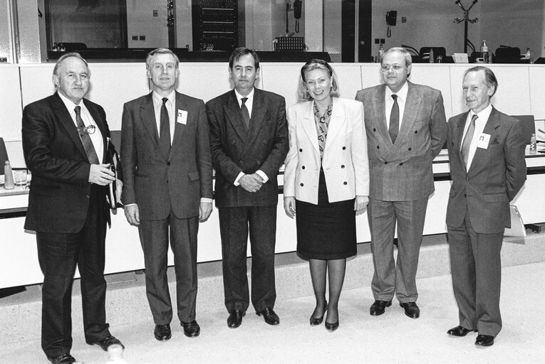 Fotografie 1: Meeting at the European Parliament in Brussels