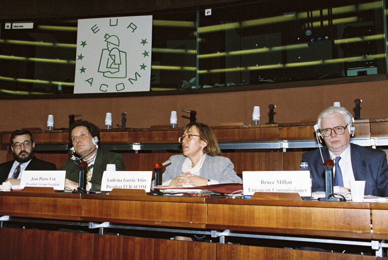 EUR-ACOM meeting in Strasbourg on February 11, 1993.