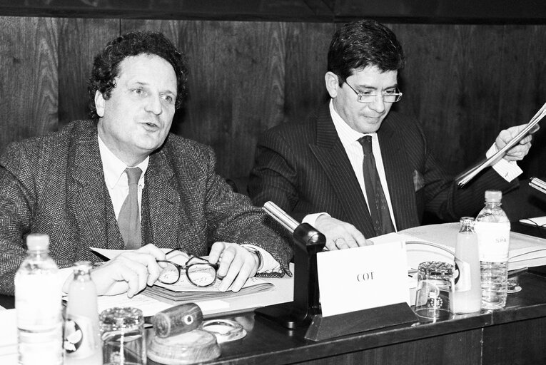 Φωτογραφία 1: EP President meets with the socialist group at the European Parliament in Brussels