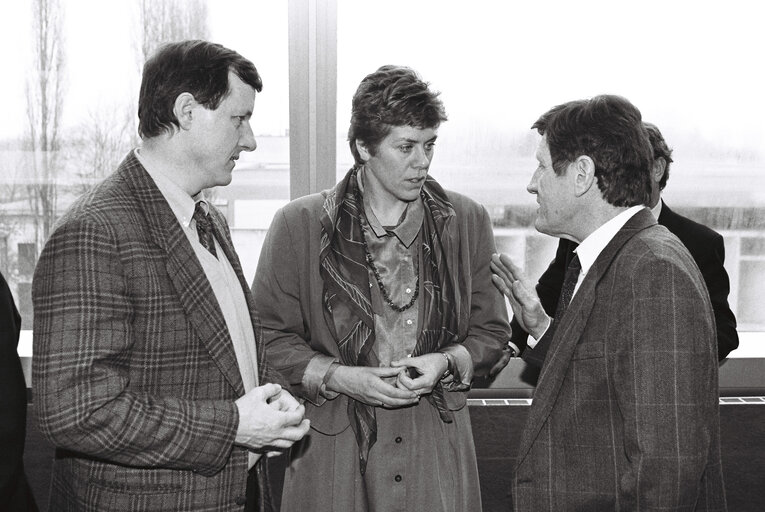 Снимка 3: Meeting at the EP in Strasbourg - February 1991