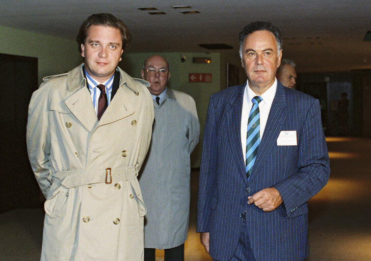 Suriet 1: Visit of Prince Laurent of Belgium in September 1991.