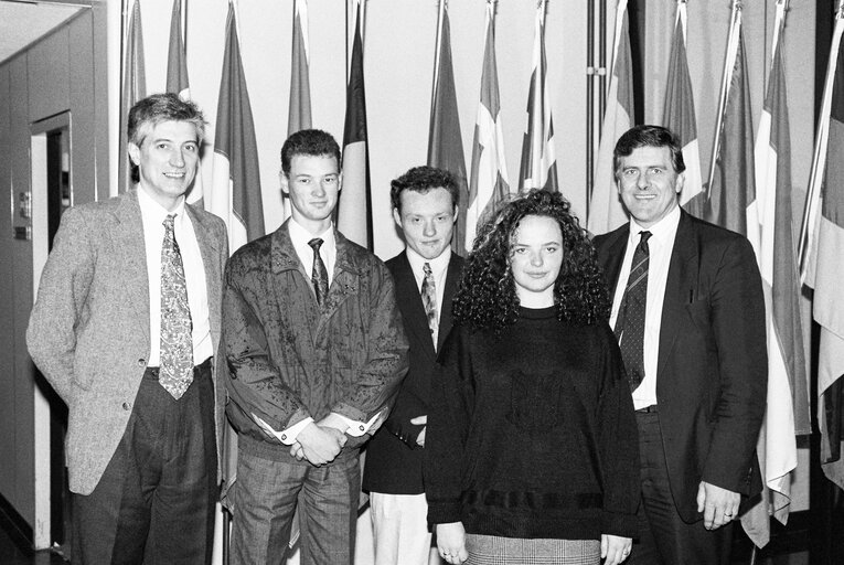 Φωτογραφία 1: MEP James NICHOLSON meets with guests at the European Parliament in Brussels