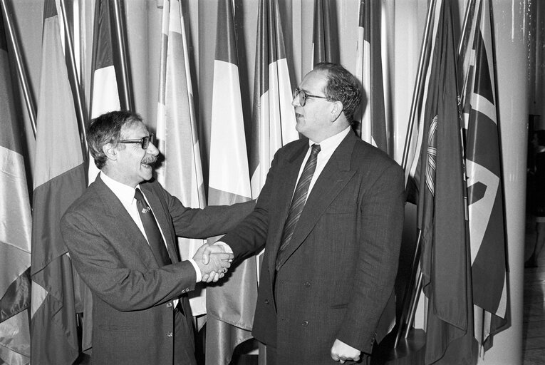 Foto 1: Meeting with Chief Minister of Gibraltar at the European Parliament in Strasbourg