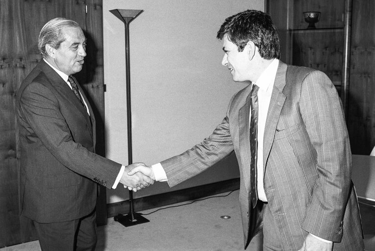 Enrique BARON CRESPO - EP President meets with Mr POHL