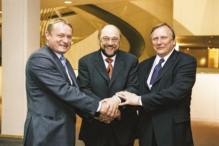 Fotografia 1: Meeting in the European Parliament