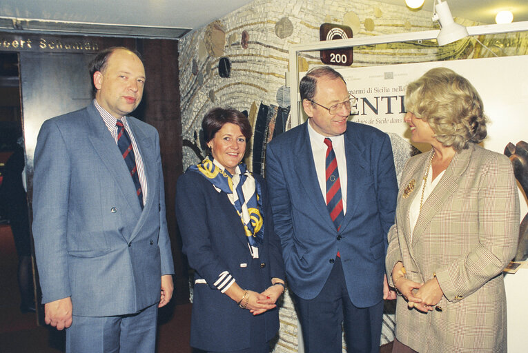 Fotagrafa 2: MEPs Bartho PRONK, Ria OOMEN RUITJEN, Jan SONNEVELD and Karla PEIJS at the European Parliament in Strasbourg