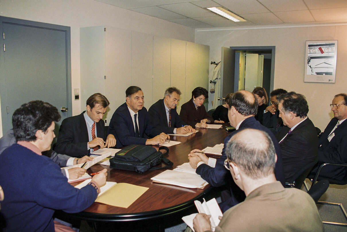 Meeting in the European Parliament in Brussels