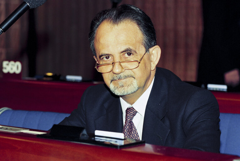 Nuotrauka 1: Portrait of Georgios SARIDAKIS at the EP in Strasbourg.