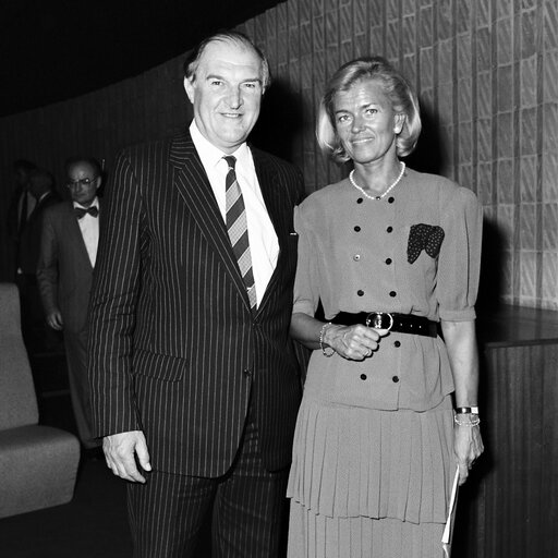 Lord PLUMB - EP President meets with Erika RINGELSTEIN