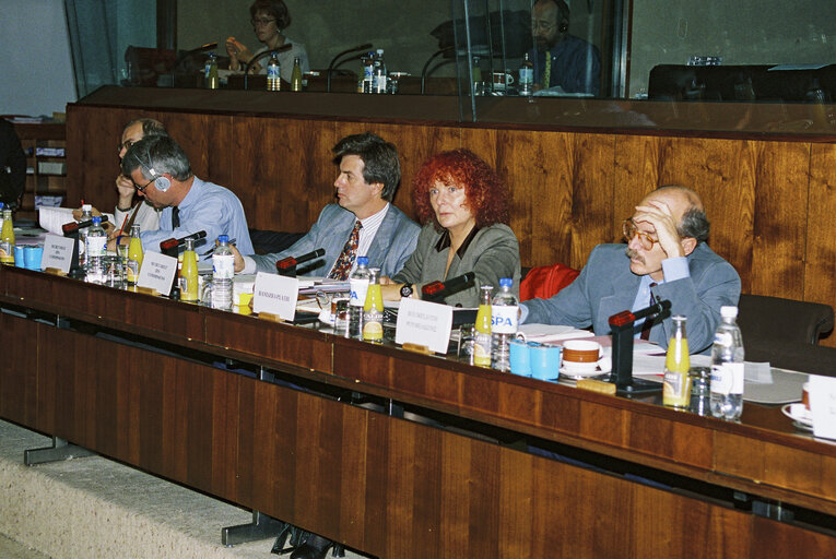 Fotografi 1: Meeting of the Subcommittee on Monetary Affairs