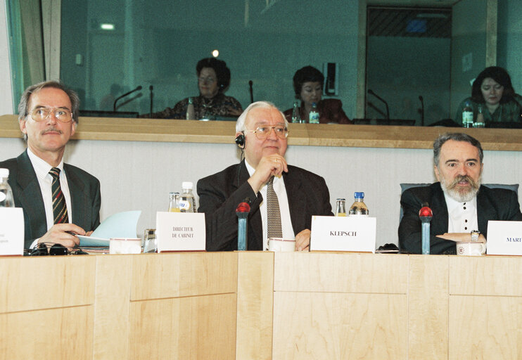 Φωτογραφία 7: Meeting at the European Parliament in Brussels