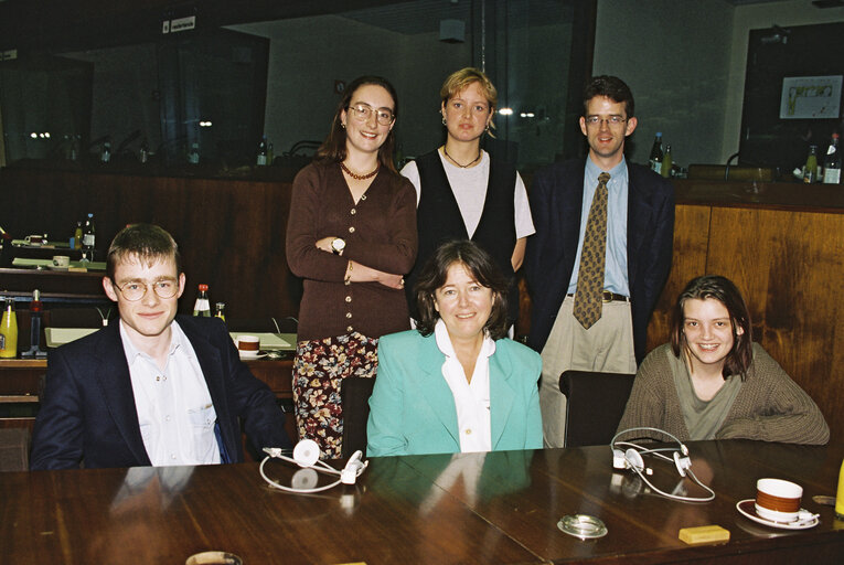 Fotografi 1: Bernie MALONE at the EP in Brussels.