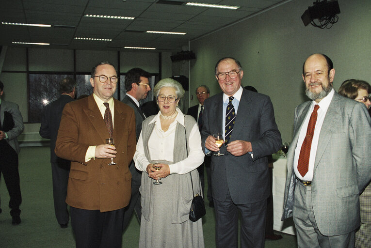 Fotografia 1: Reception at the European Parliament in Brussels