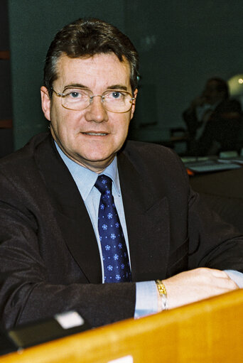 Valokuva 1: Portrait of MEP Erich FARTHOFER at the European Parliament in Brussels