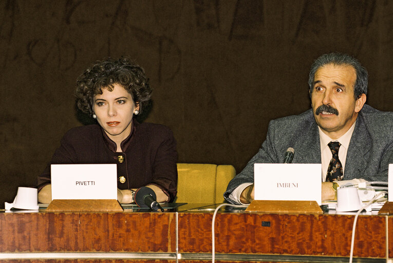 Photo 1: President of the Chamber of Deputies of  Italy visits the European Parliament