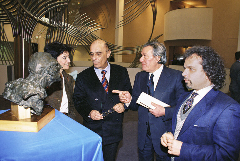 Fotografie 1: Launch of a sculpture at the European Parliament in Brussels