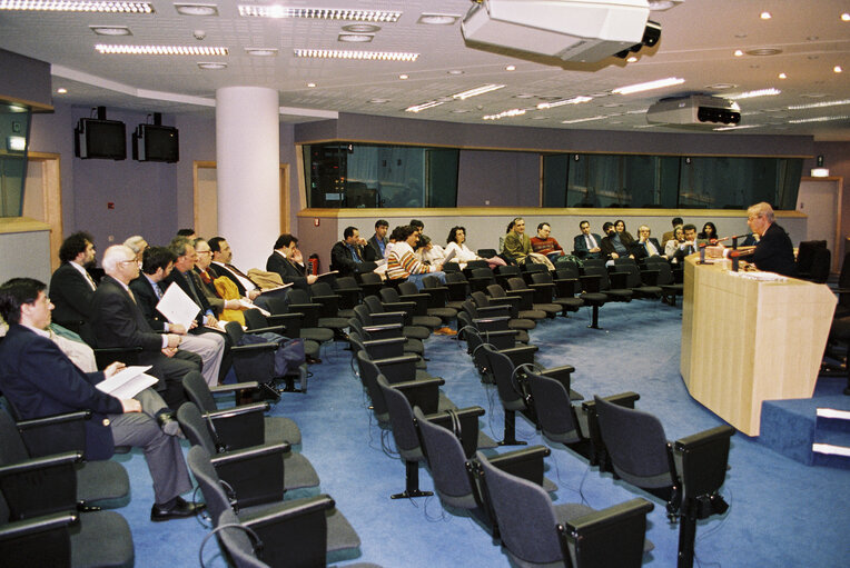 Meeting at the European Parliament in Brussels